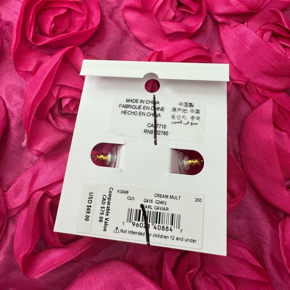 kate spade new york Pearl Hoop Fashion Earrings 💖 - Picture 4 of 4